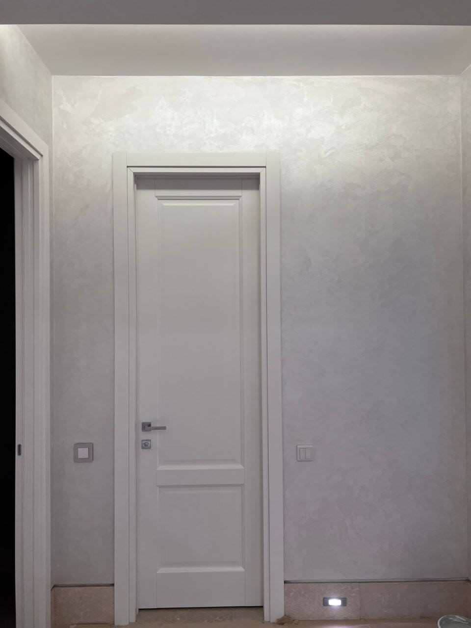 Декоративная штукатурка Мокрый шелк в интерьере