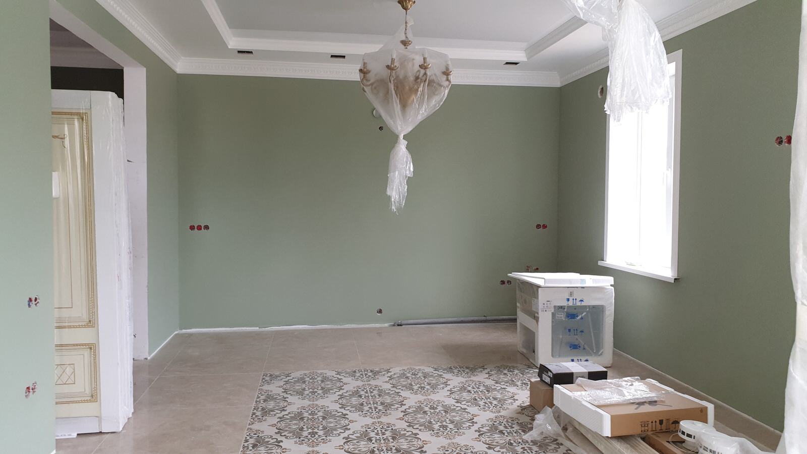 Отделка загородного дома Петродворец