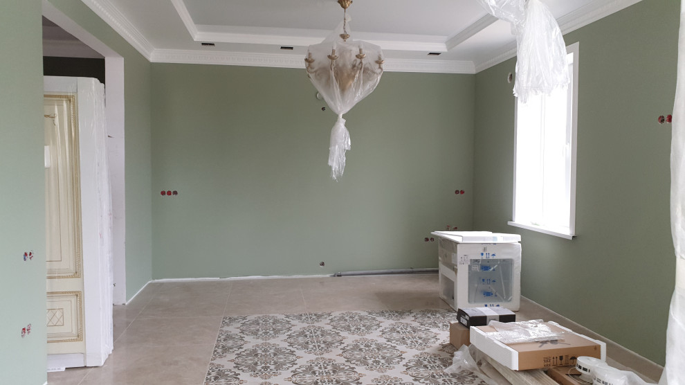 Отделка загородного дома Петродворец