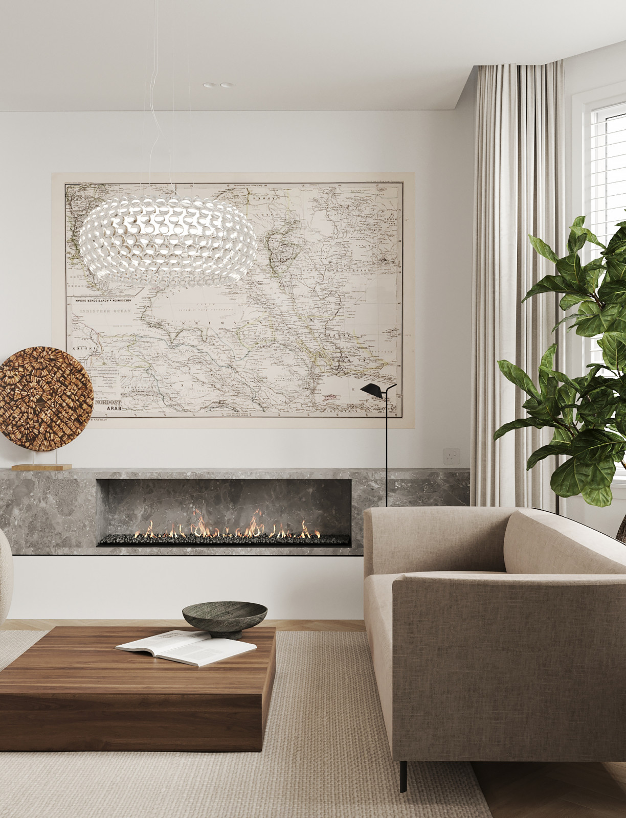 A Delightful London Townhouse: Embracing Old Maps and Modern Living