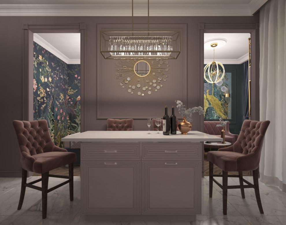 Розовое ар-деко