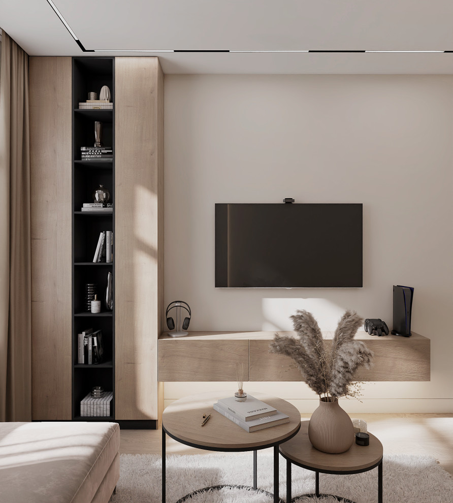 Дизайн проект Московской квартиры для семьи с сыном