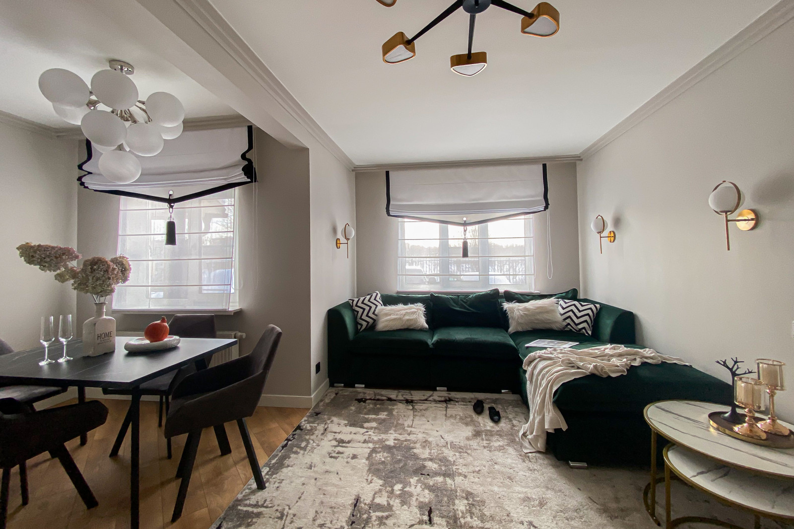 До и после: Таунхаус с гардеробной на месте кабинета