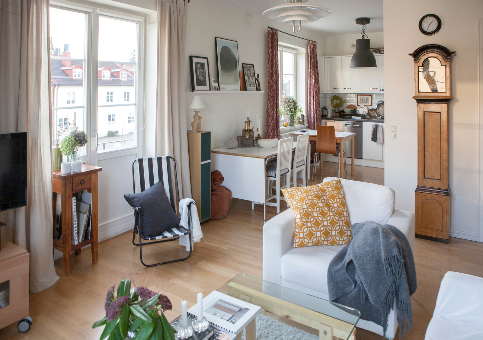 Скандинавский стиль городской квартиры