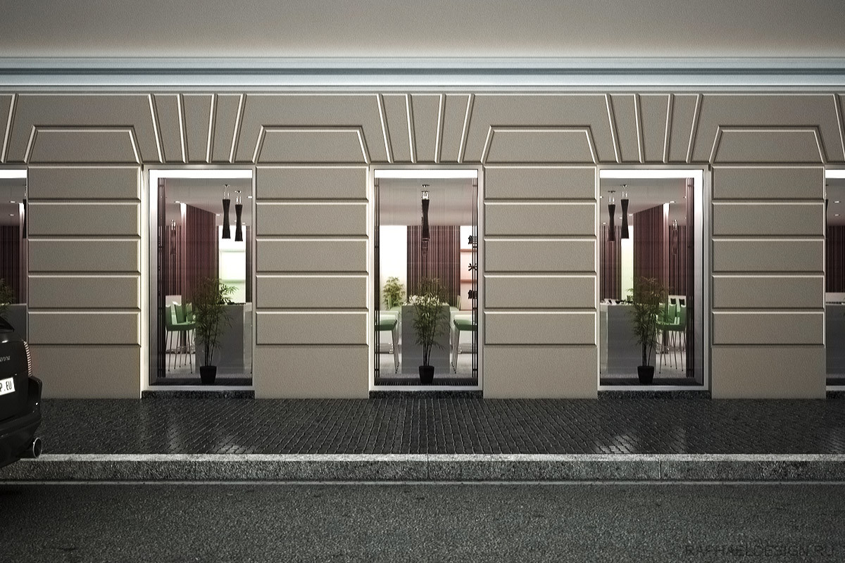 Обложка проекта: Дизайн интерьера суши бара