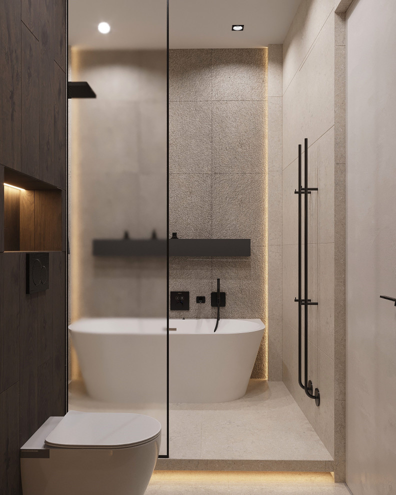 Евродвушка в жк Ilove 78м2 минимализм с элементами ваби-саби