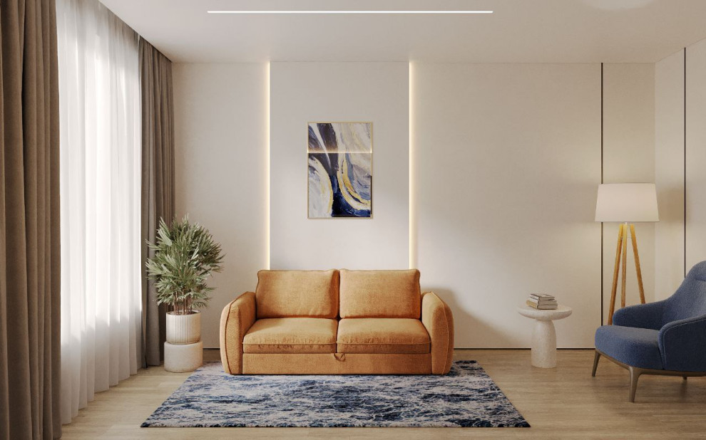 Двухкомнатная квартира для девушки