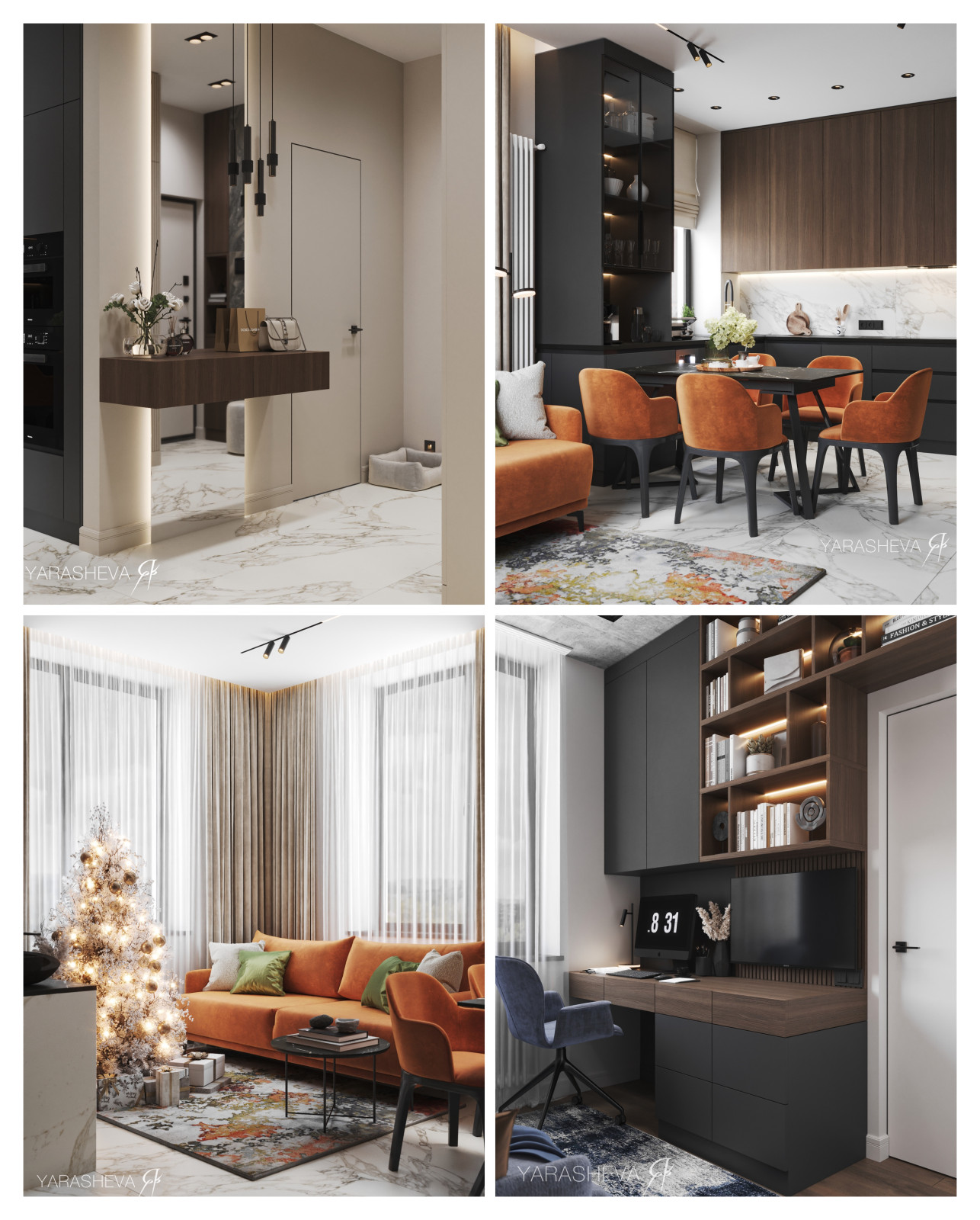 Дизайн - проект квартиры в ЖК Доминион