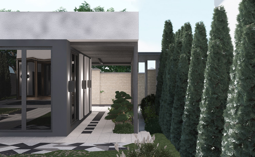 САДОВЫЙ ДОМИК С ЯПОНСКИМИ МОТИВАМИ