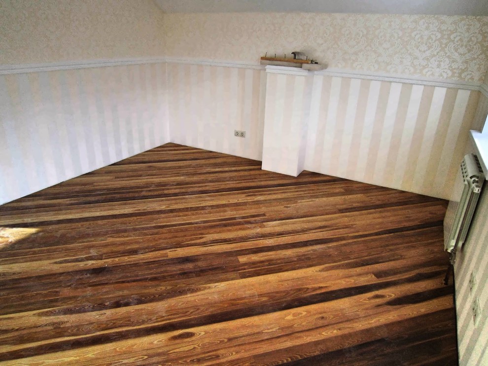 Полы из лиственницы в Московской квартире