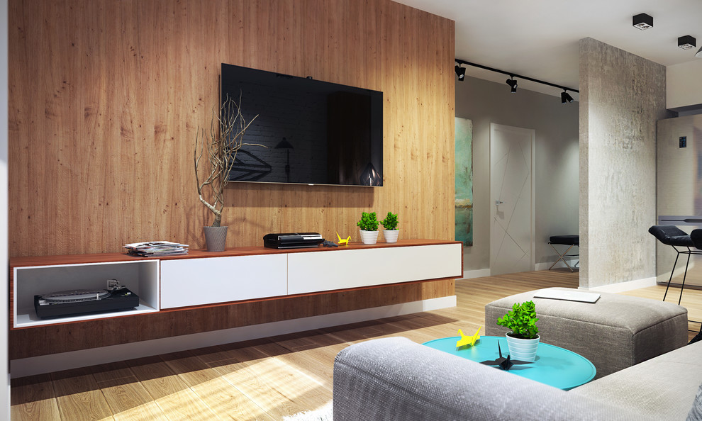 Дизайн-проект квартиры в современном стиле для молодой пары