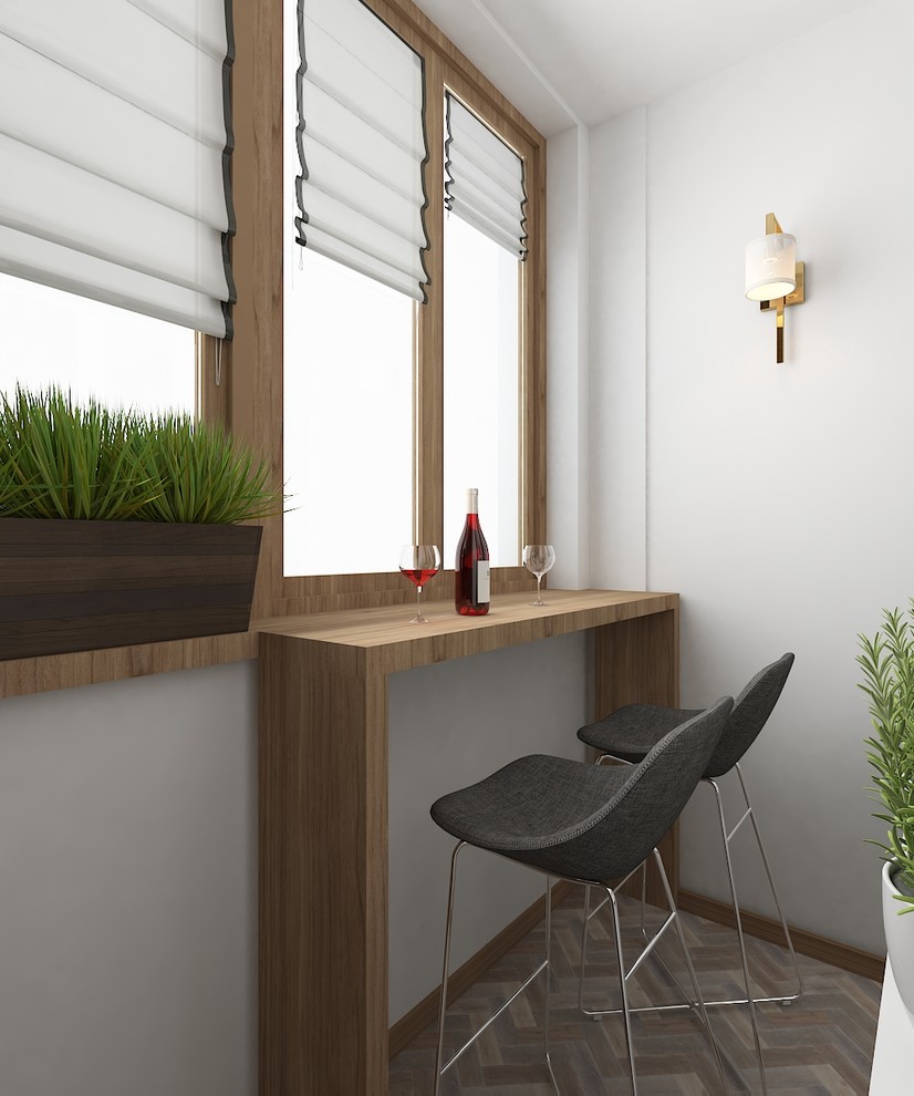 Современный балкон