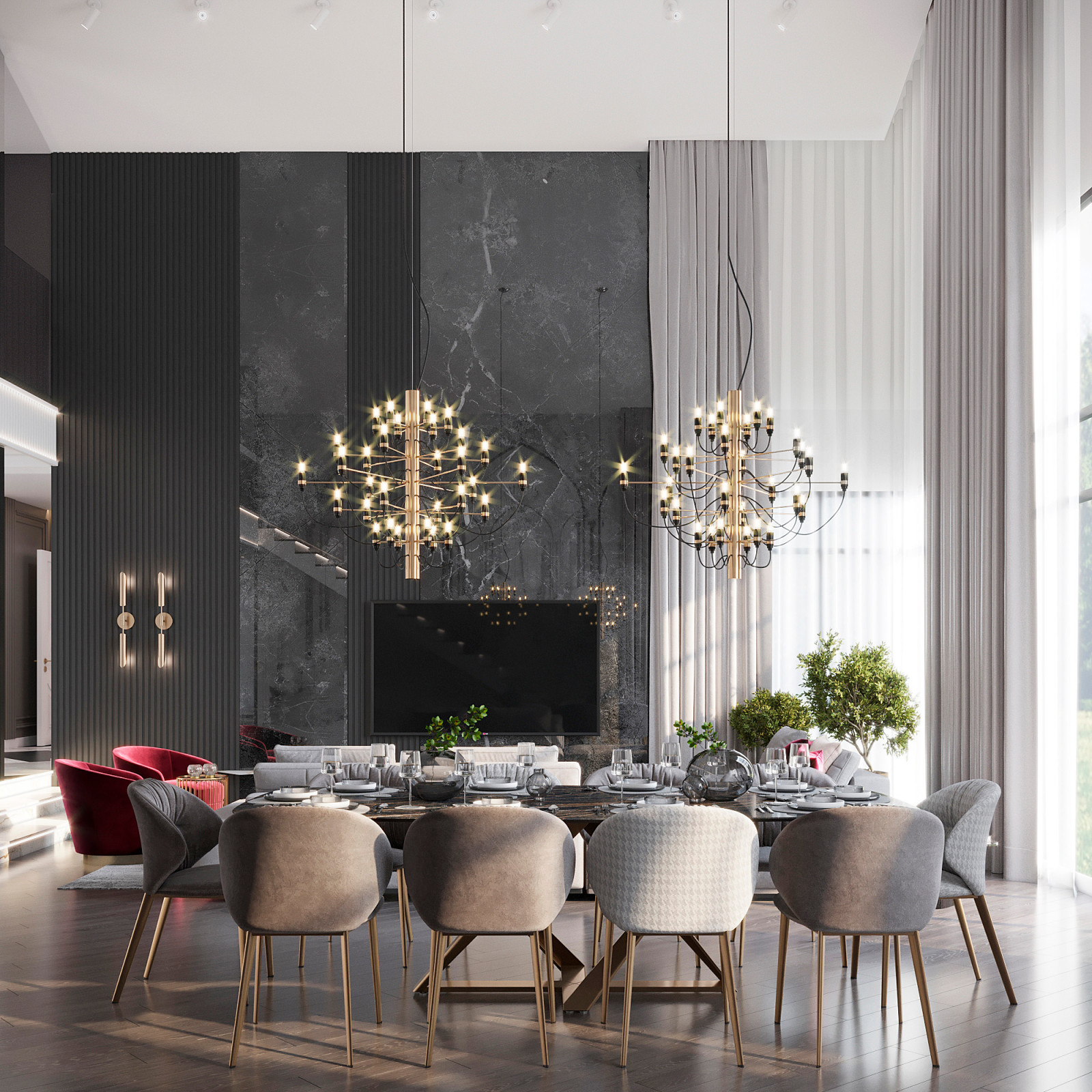 Дизайн-проект загородного дома 239 м2 в Воронеже