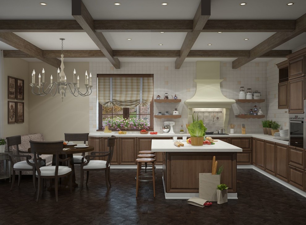 Деревенский стиль в поселке "Петровские аллеи"