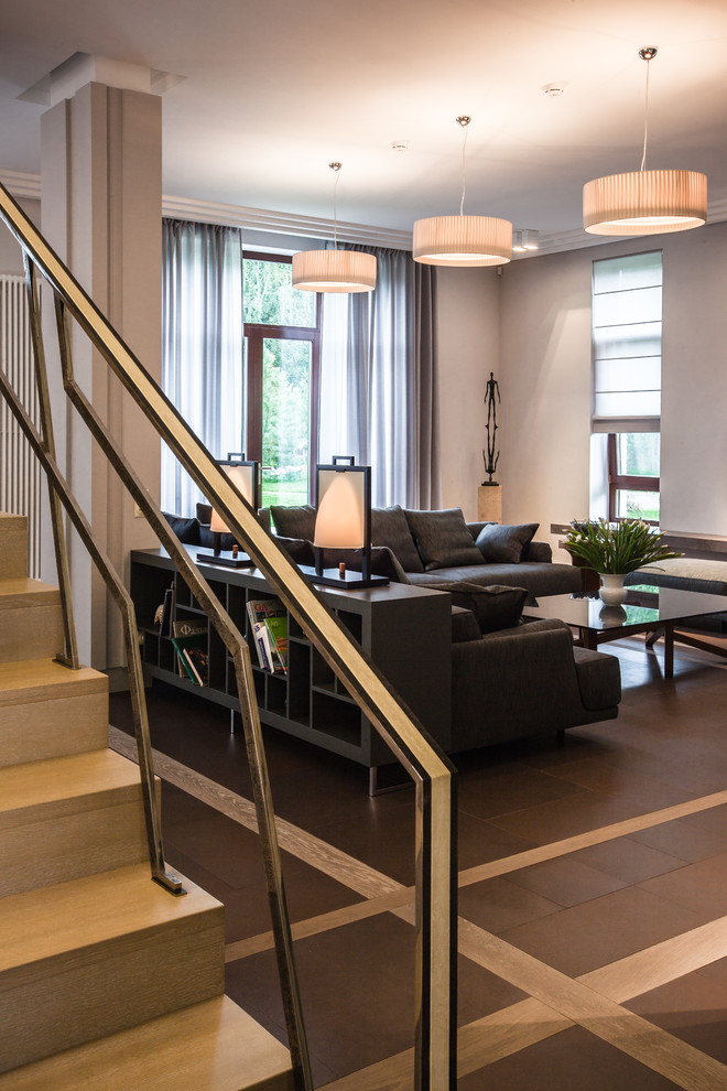 Совремнный интерьер с элементами арт-деко