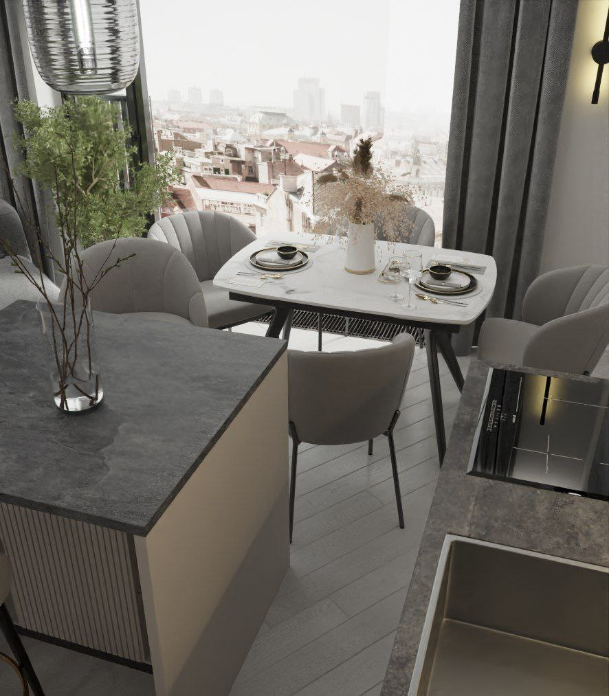 Евродвухкомнатная квартира на Кутузовском, Москва