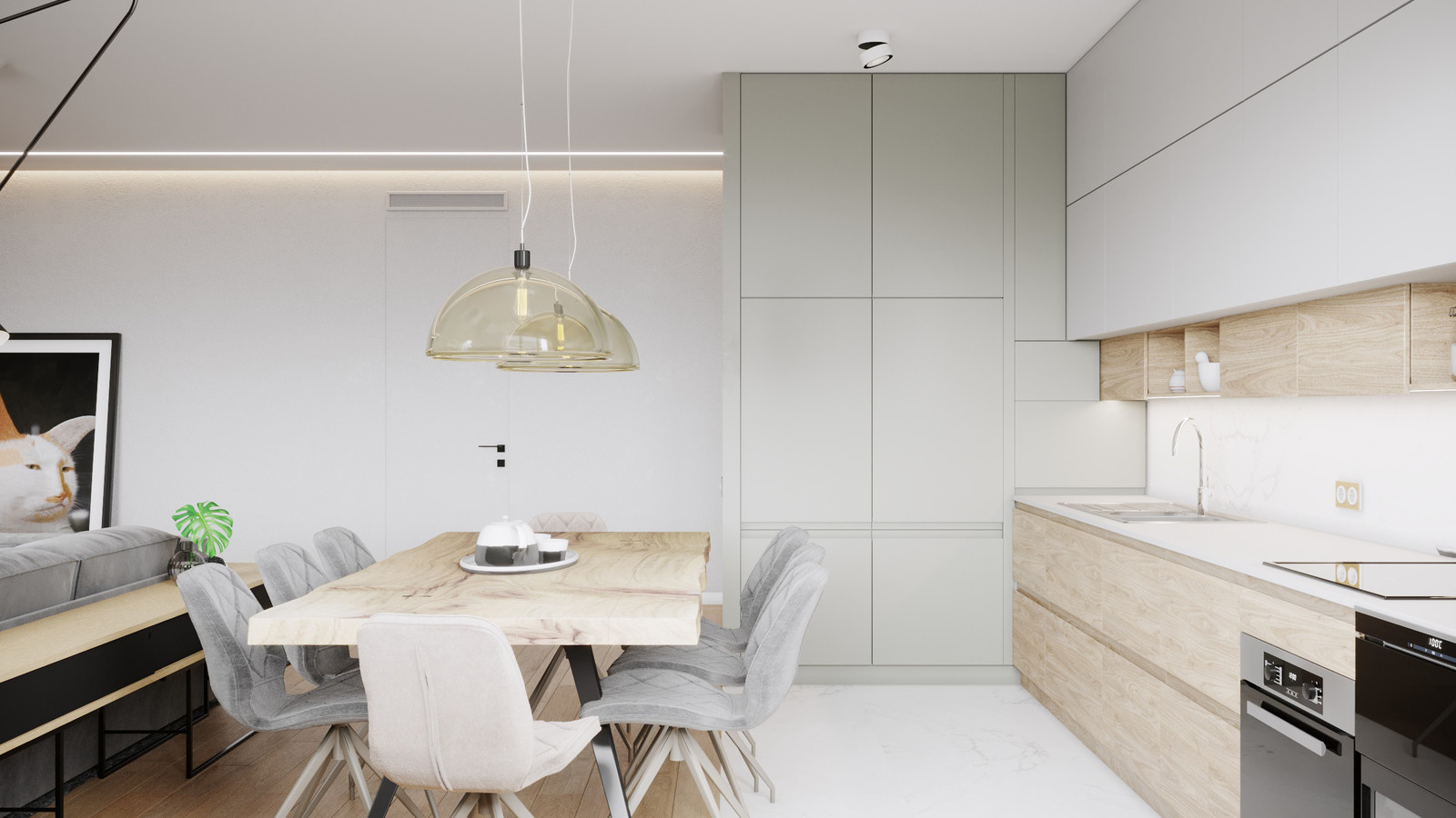 Квартира в современном стиле в ЖК "Богемия"