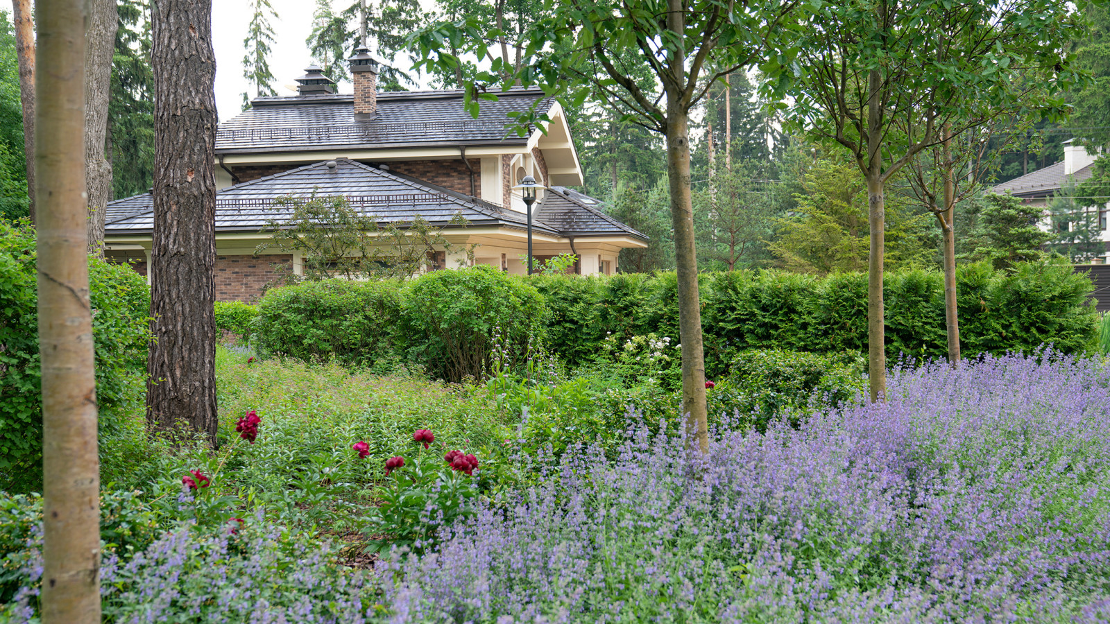 Вилла в стиле Райта. КП "Грибово" 2018 г.