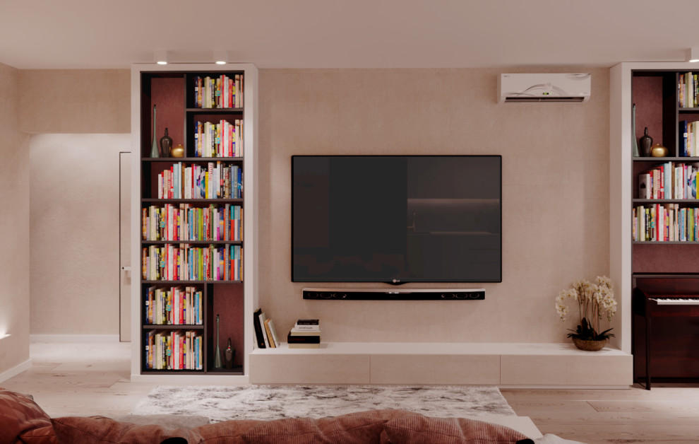 Квартира в мягких оттенках минимализма