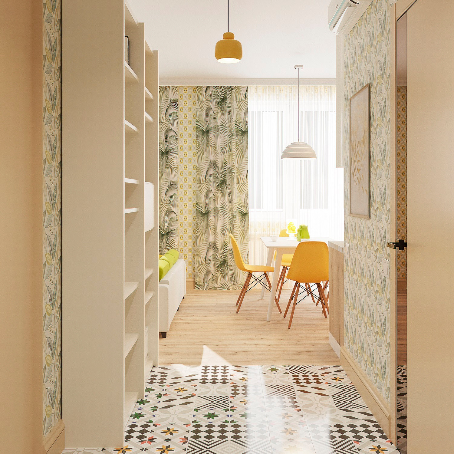 Обложка проекта: Отделка однокомнатной квартиры в ЖК Испанские кварталы