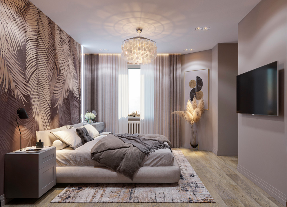 СОВРЕМЕННАЯ СПАЛЬНЯ В ГОРОДСКОЙ КВАРТИРЕ