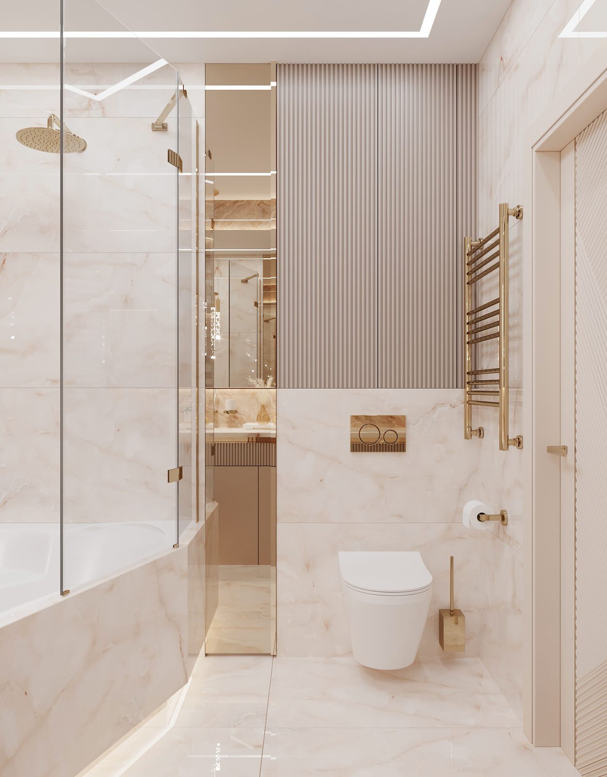 2023г. Интерьер квартиры 62 м2 в ЖК "Оазис"