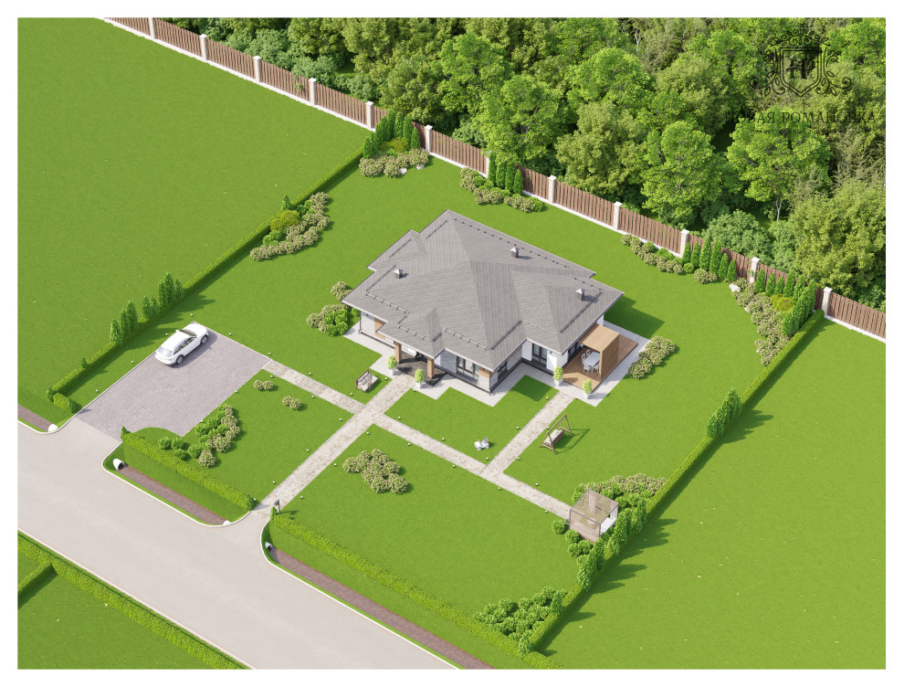 Проект индивидуального дома на 150 м2