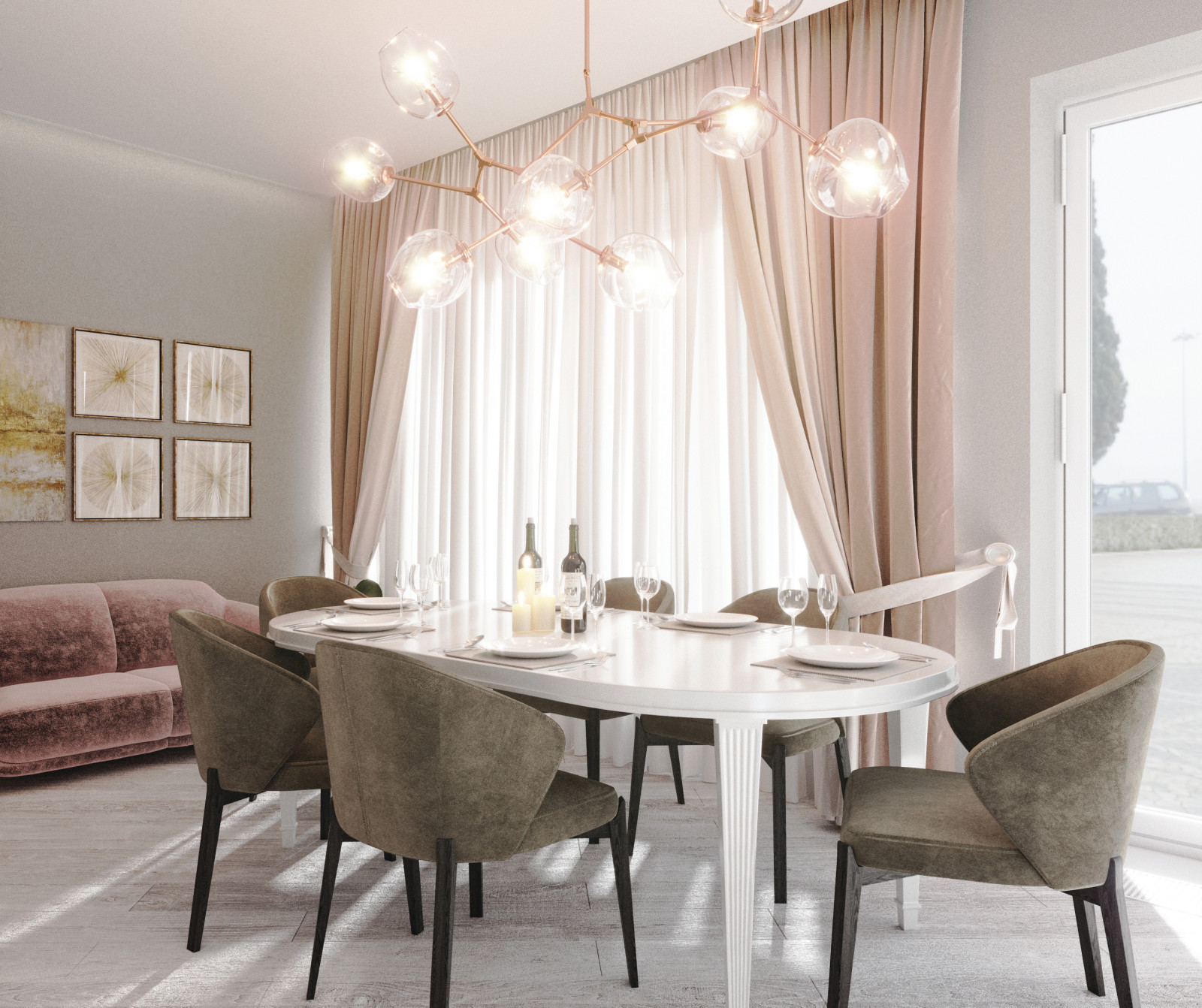 Столовая на террасе