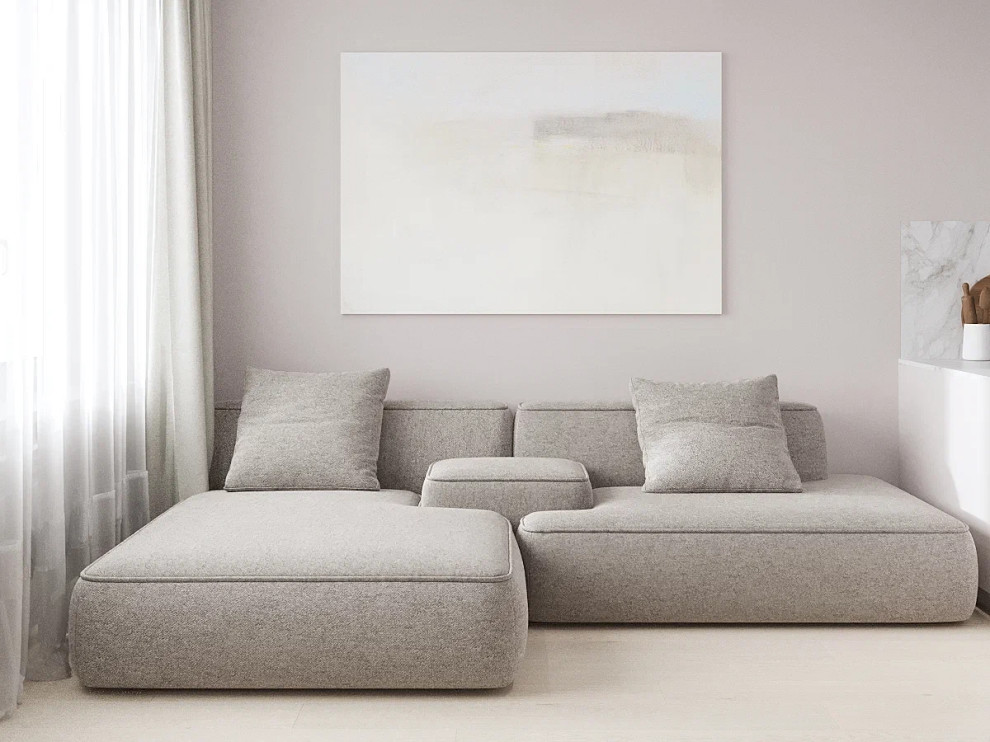 Обложка проекта: Кухня-гостиная 24 кв.м. ЖК Европейский