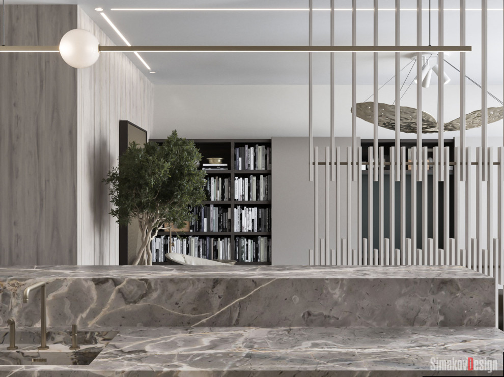 АПАРТАМЕНТЫ ЖК Резиденция Монэ.(гостиная)