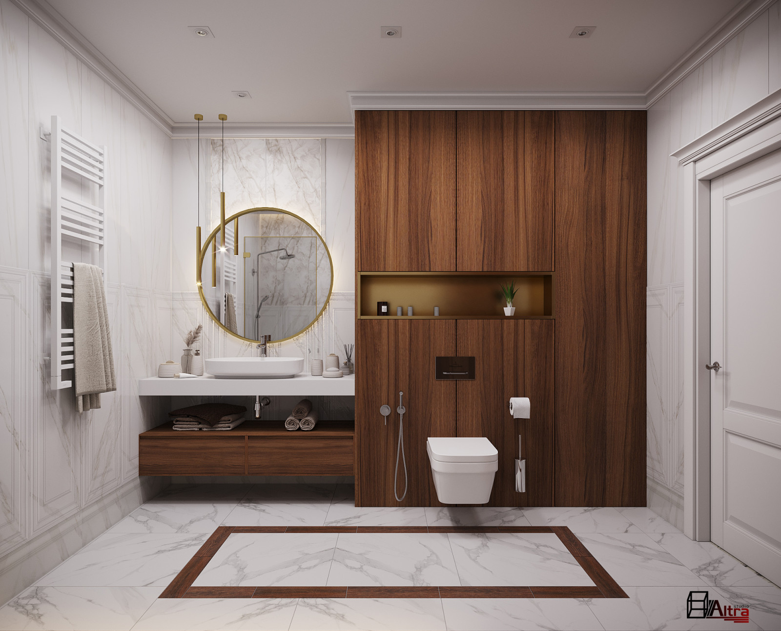 Квартира в стиле неоклассика