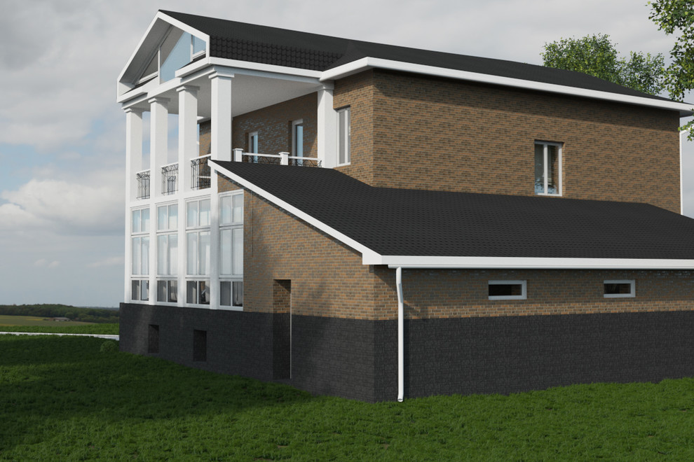 Разработка фасадов индивидуального жилого дома