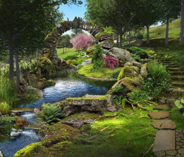 Композиции водопадов