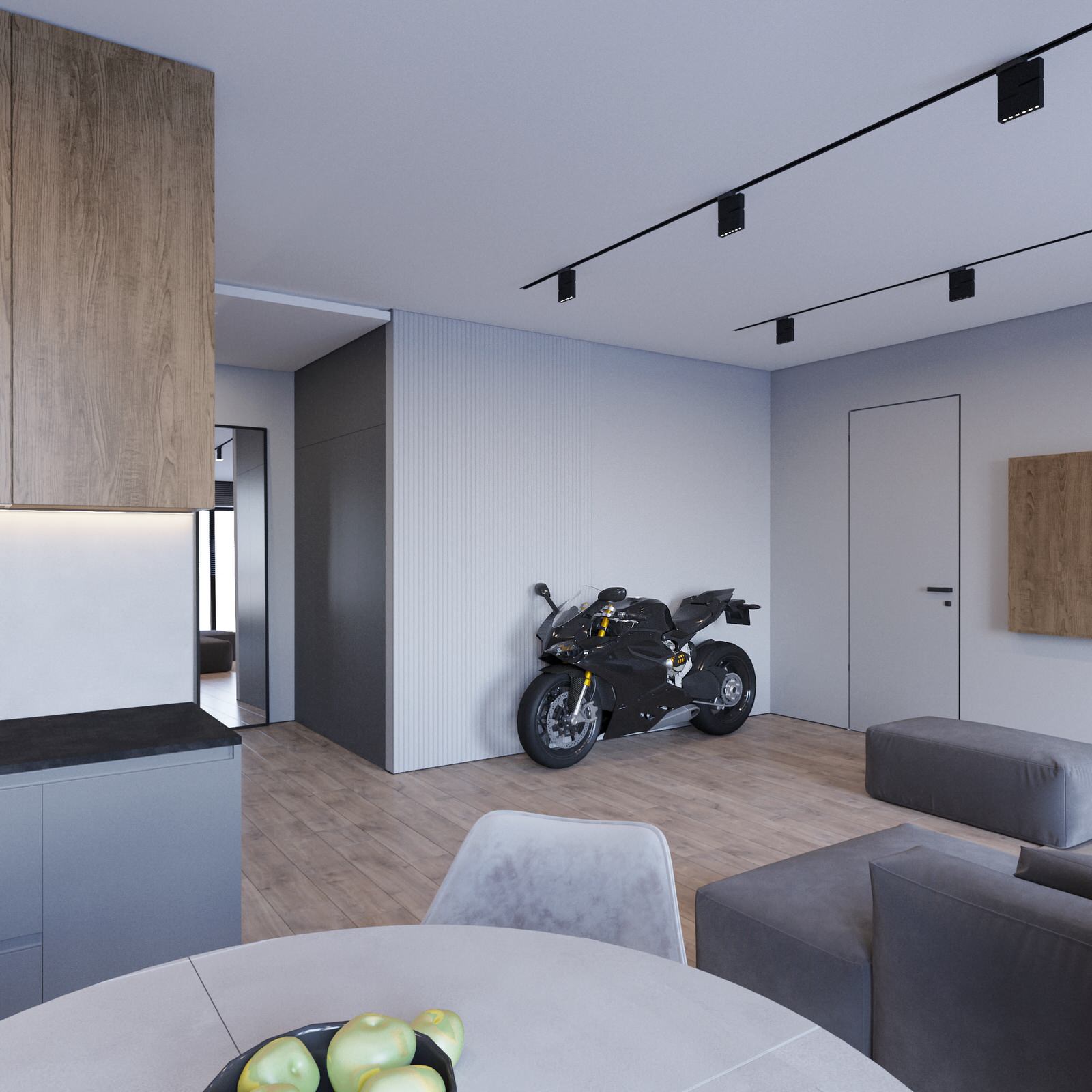 Дизайн 2-к квартиры в жк Новая высота