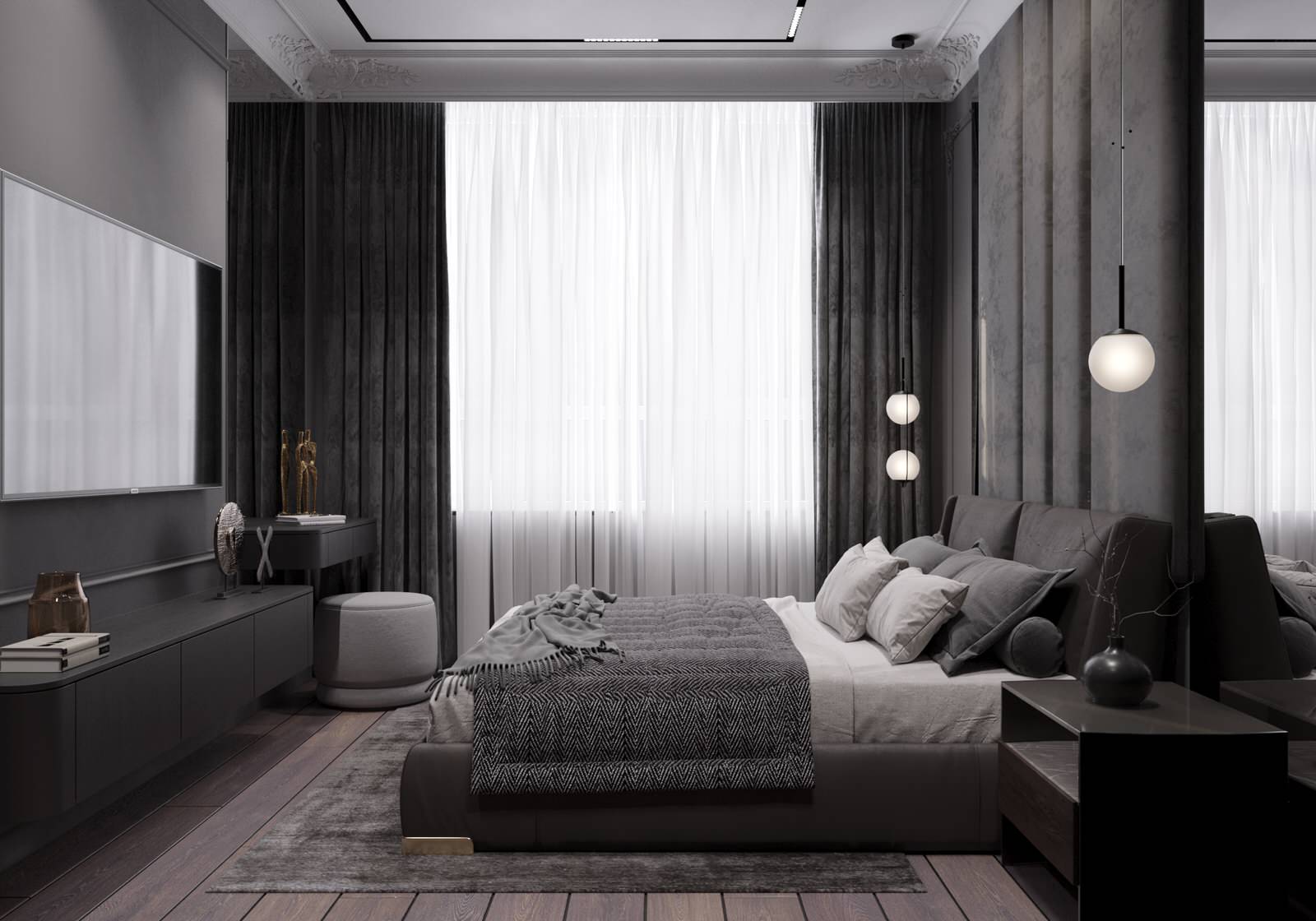 Квартира для супружеской пары и двух взрослых сыновей