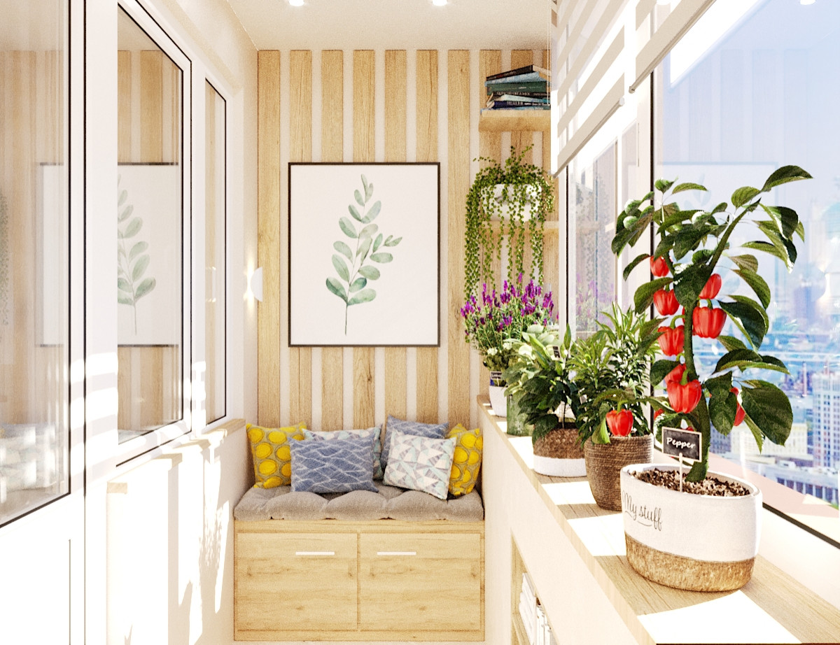 Обложка проекта: Уютный маленький балкон