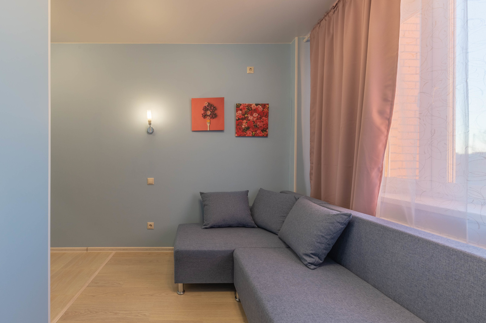 Интерьерная съёмка квартиры-студии в Московской области