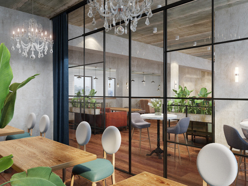 3D-концепт, ресторан "Марк и Лев"