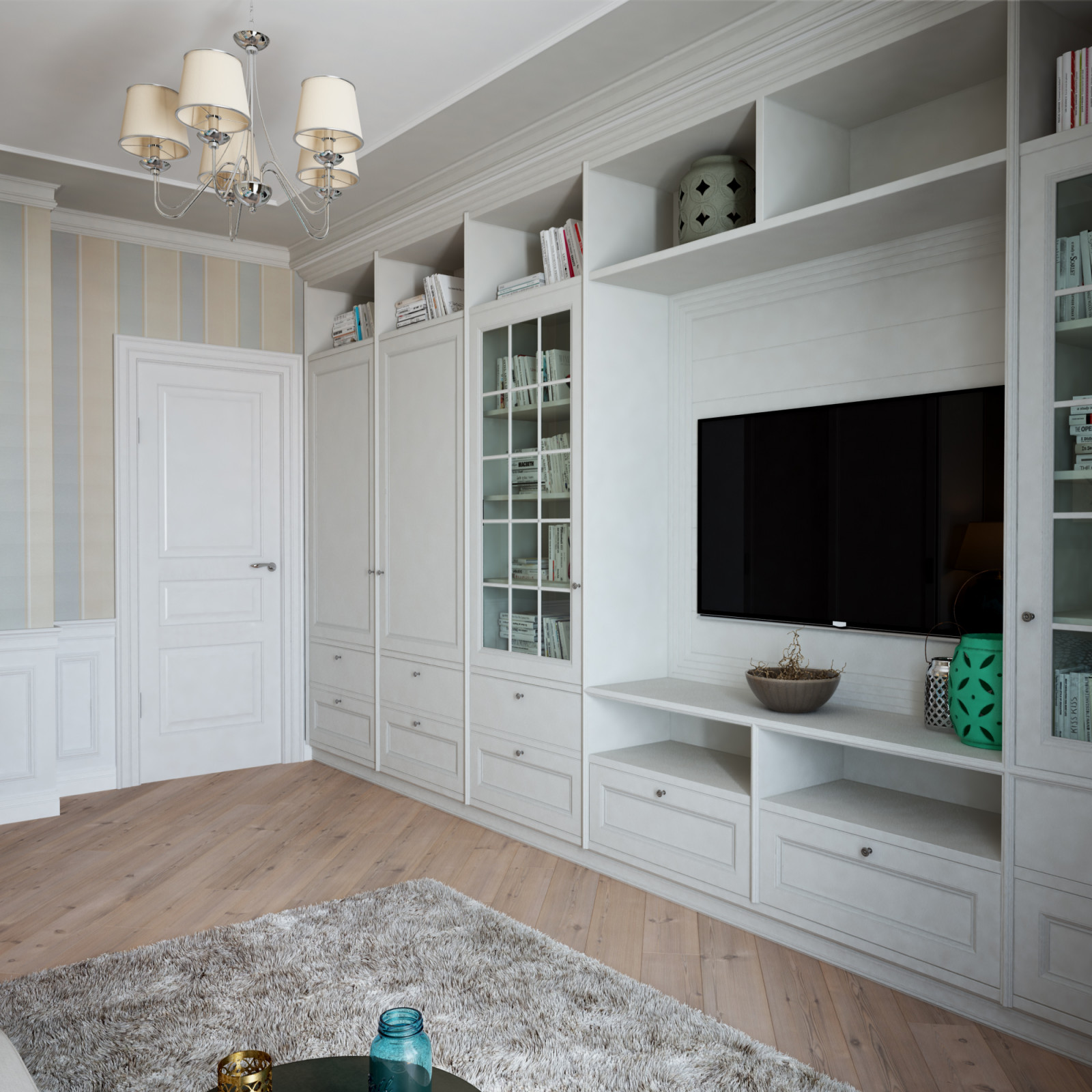 Квартира в Скандинавском стиле 130 м2