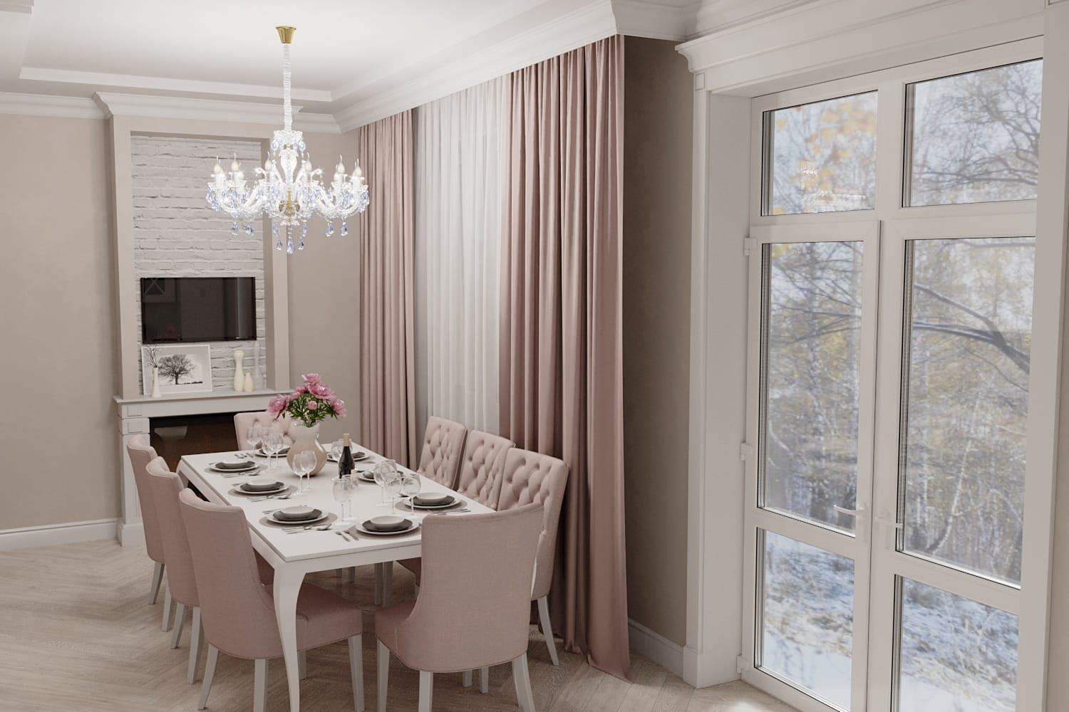 Кухня неоклассика