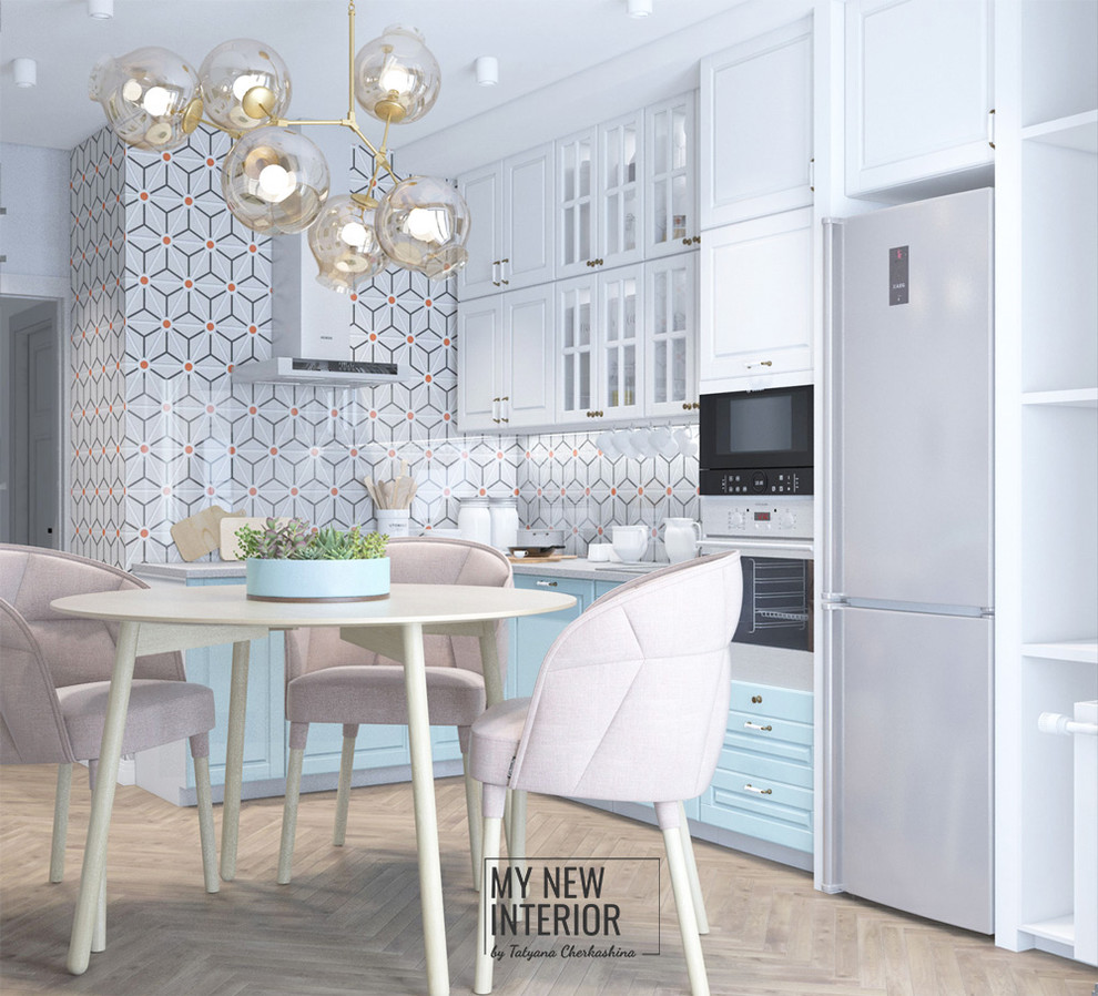 Обложка проекта: Дизайн кухни двухкомнатной квартиры - 60,3 кв.м.