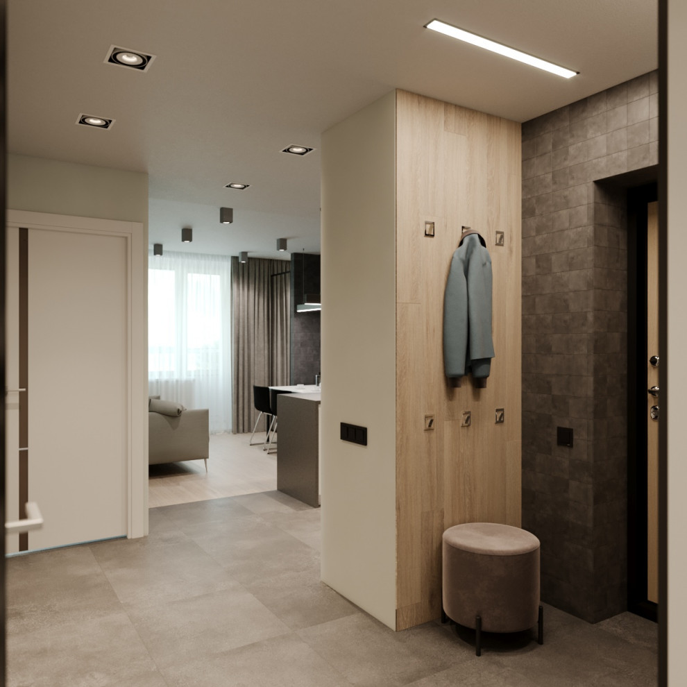 Современная кухня-гостиная