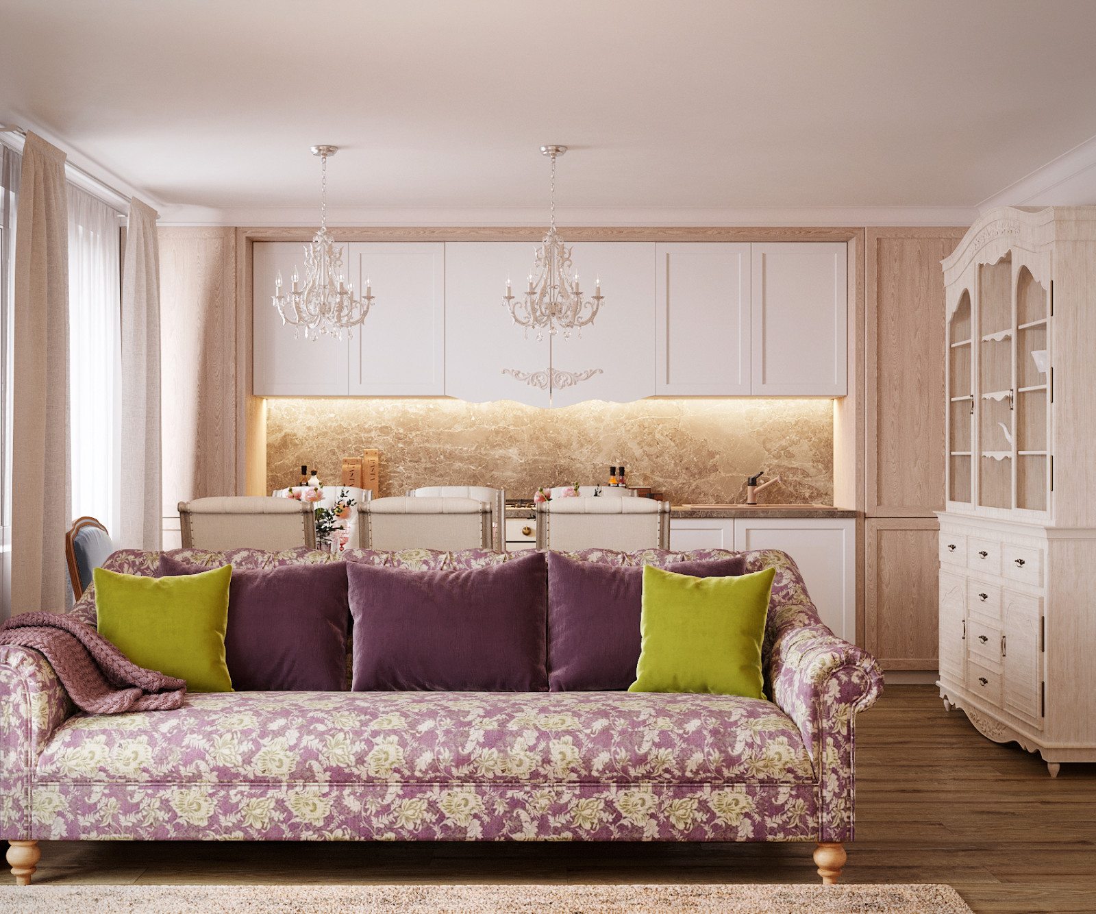 "Весенний сад" Квартира в стиле прованс