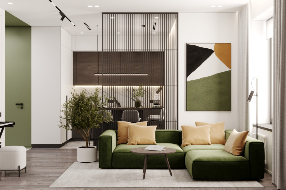 Обложка проекта: Дизайн квартиры на ул. Ленинградская в Москве