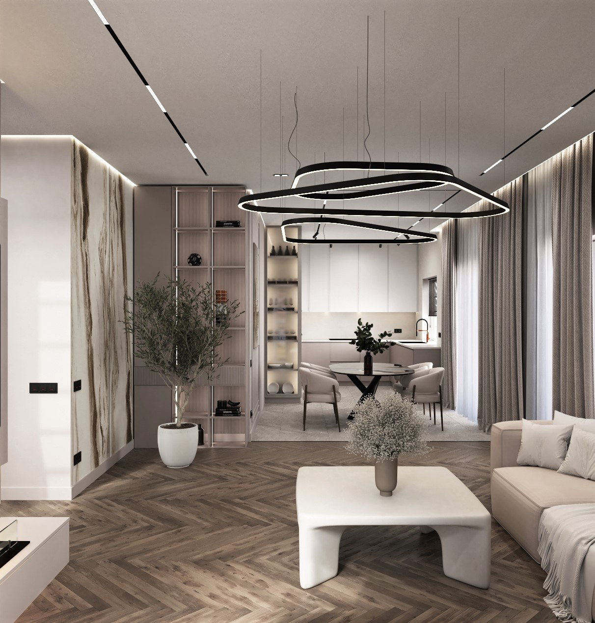 Обложка проекта: Дом 240 м2 в коттеджном поселке 2