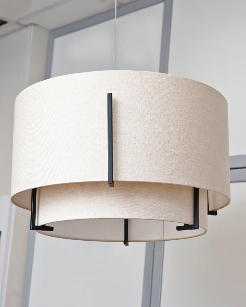 Абажуры из ткани на пластике