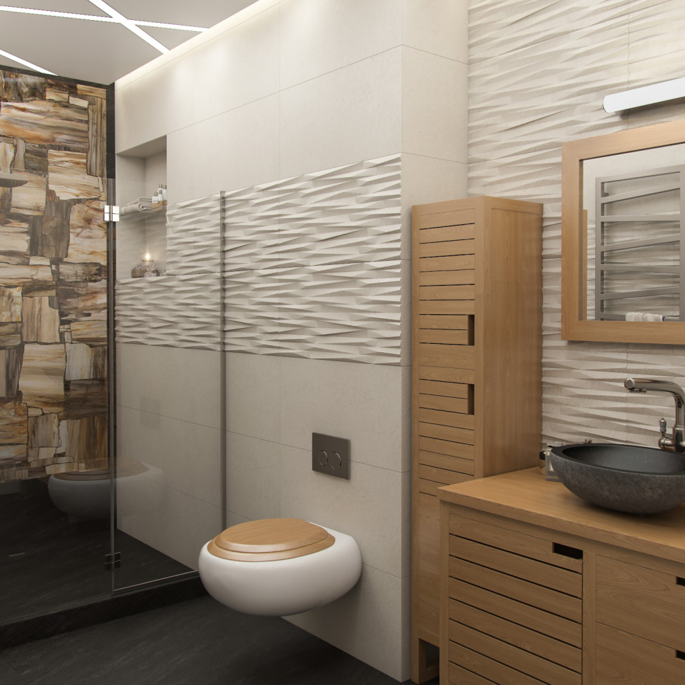 Дизайн санузла в квартиру в ЖК Имеретинский