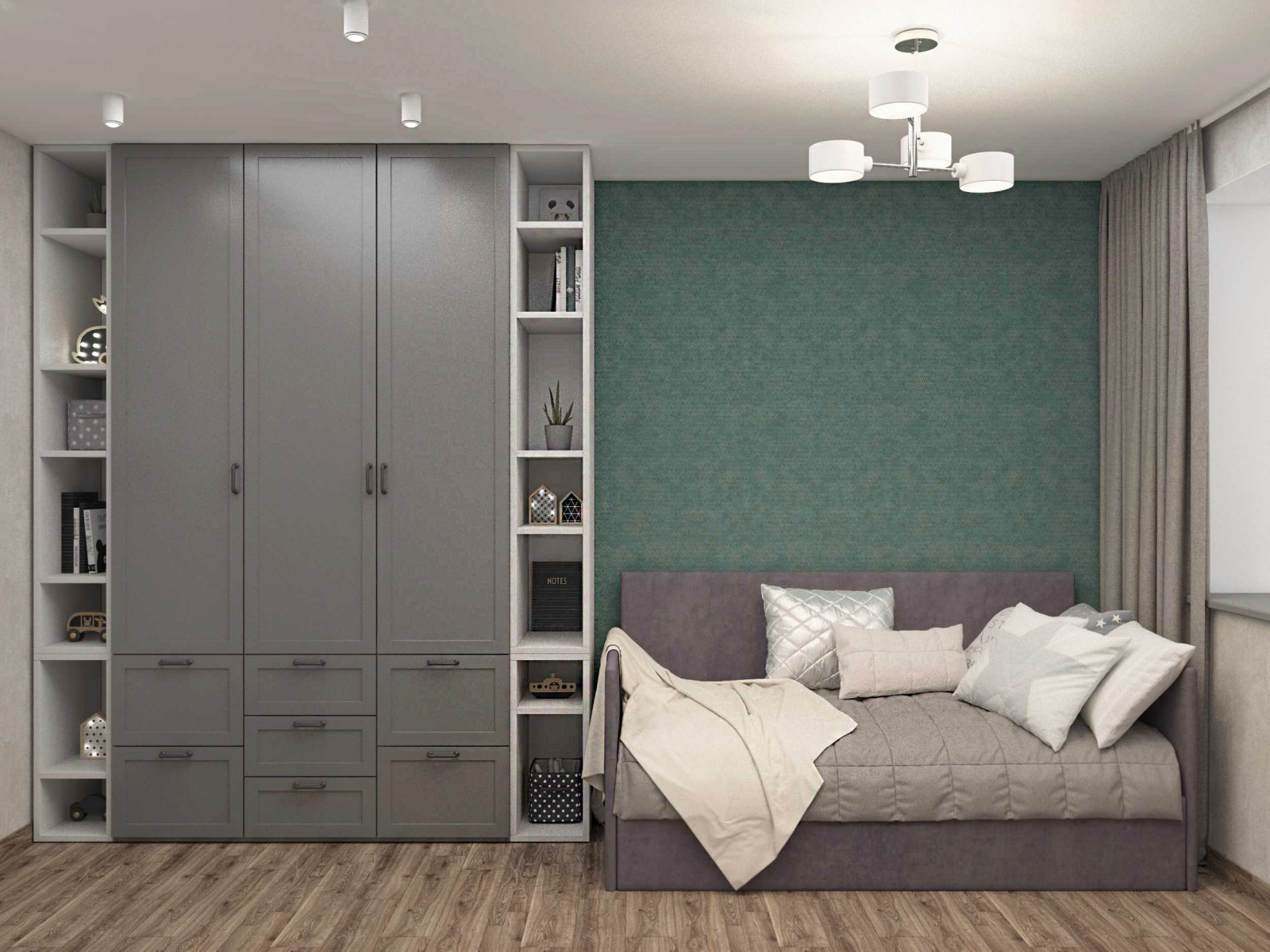 Дизайн-проект комнаты подростка