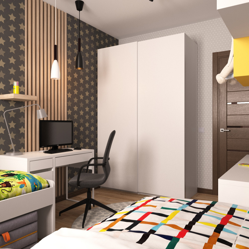 Дизайн детской для мальчика и девочки