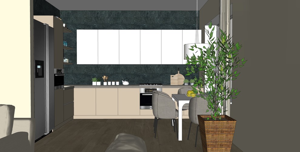 Современный дом с камином в Кольцово